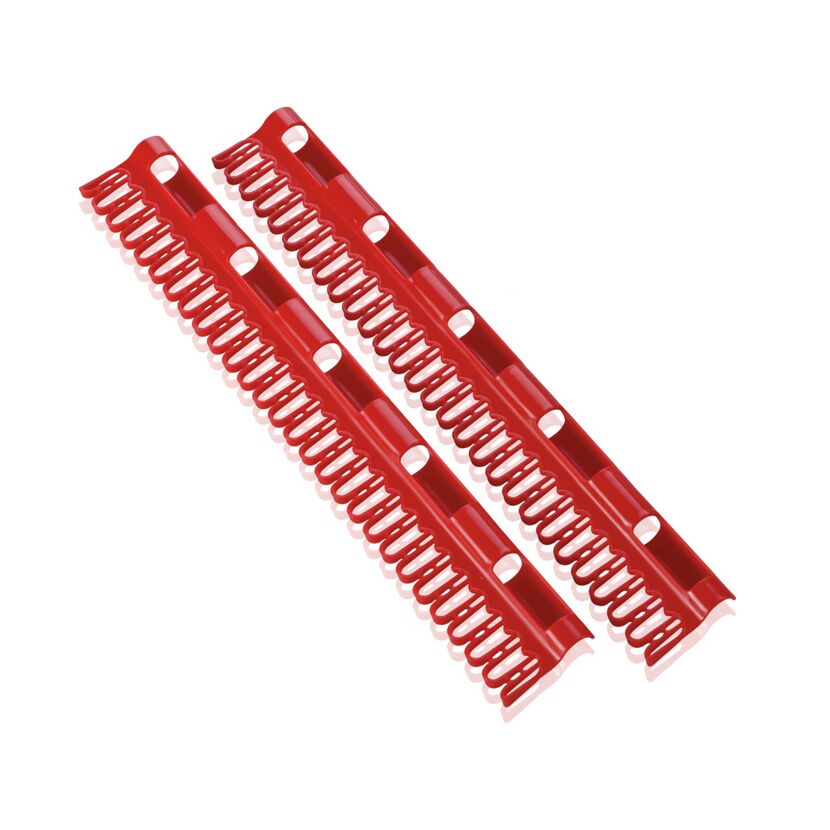 Kleinteilehalter rot 39 x 2 x 7,5 cm, 2er Set