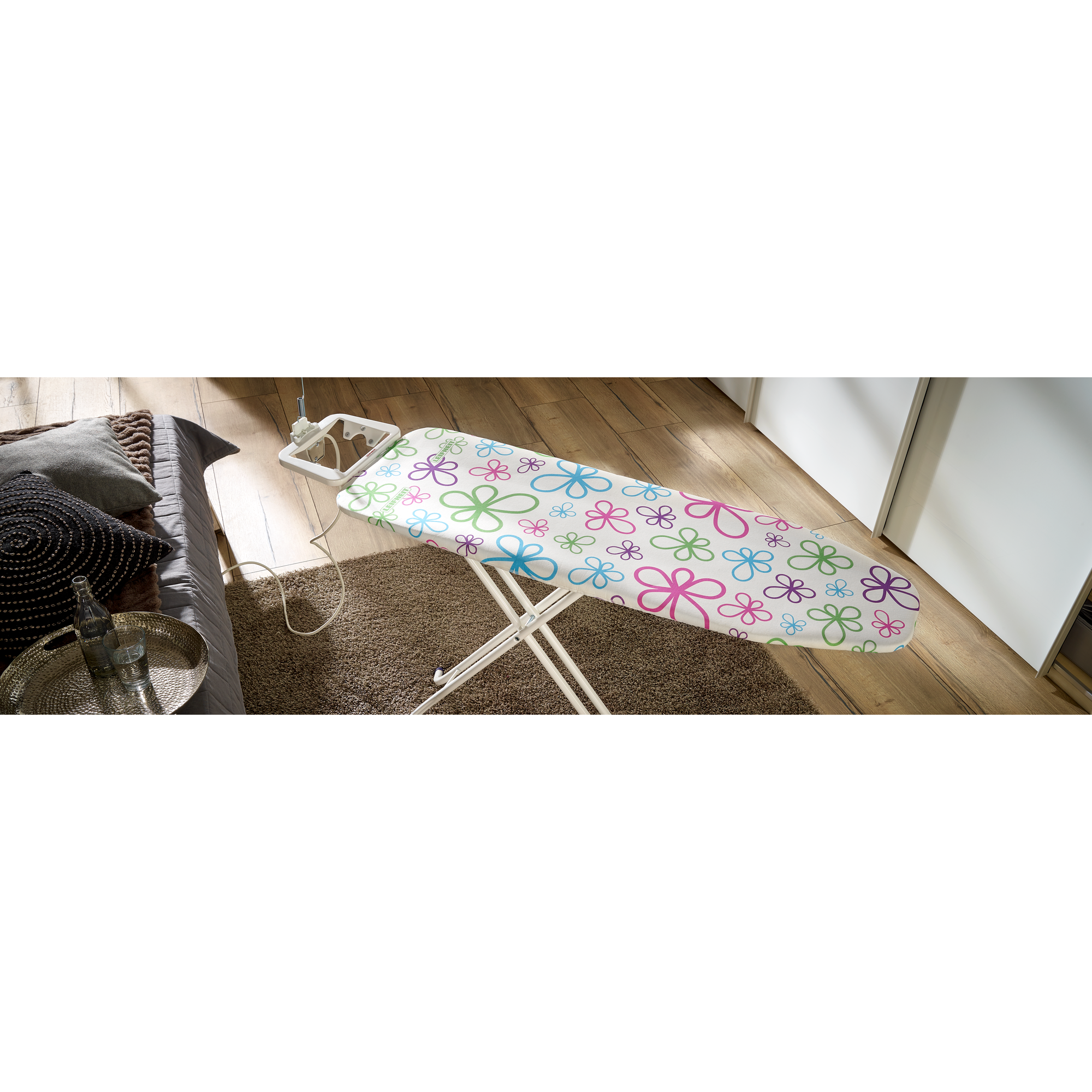 Bügeltischbezug 'Cotton Classic S' Trend Flowers 112 x 34 cm + product picture
