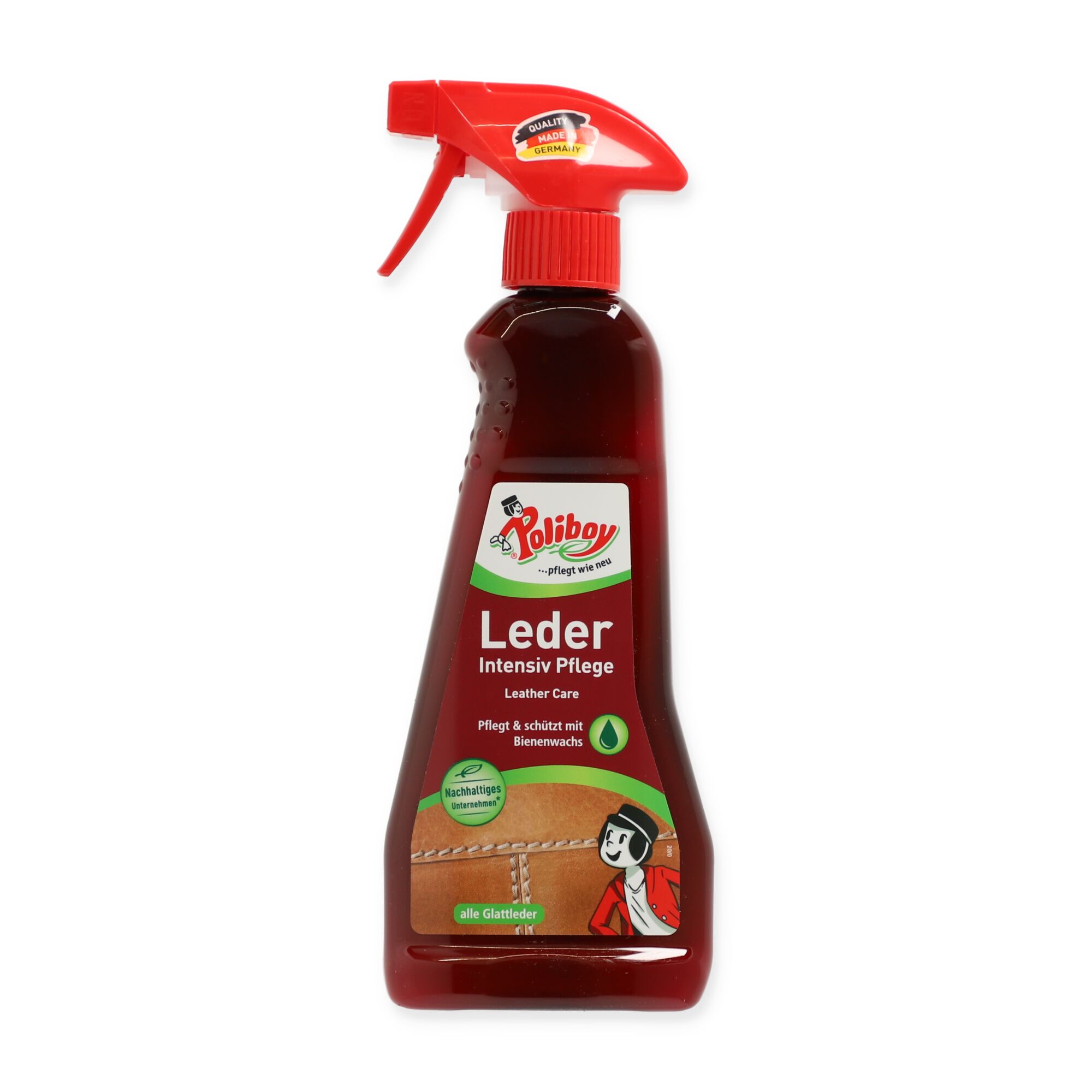 Flasche Leder Intensivpflege von Poliboy
