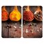 Glasabdeckplatte 'Curry' 52 x 30 cm 2er Set