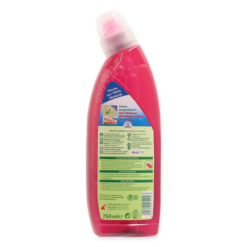 Frosch Himbeer WC-Frische-Spüler 750 ml Flasche