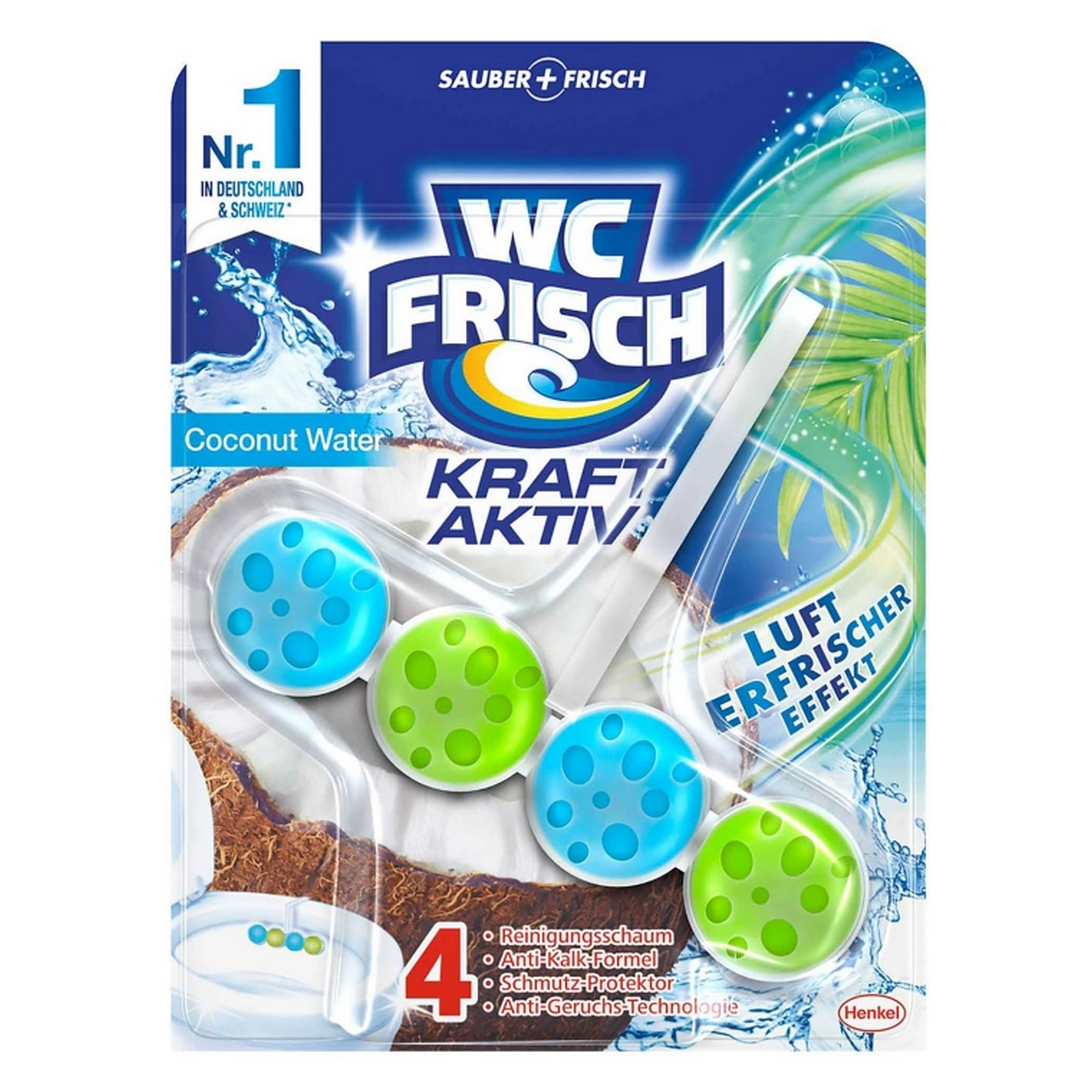 WC-Reiniger 'Kraft Aktiv' Coconut Water 1 Stück + product picture