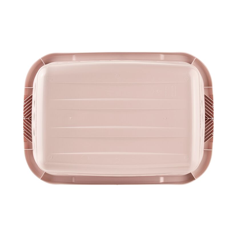 Wäschekorb Jost 32l nordic pink von oben