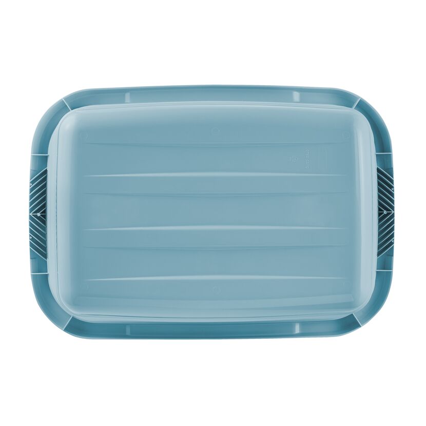 Blaue Wäschewanne Aenna 32L von oben