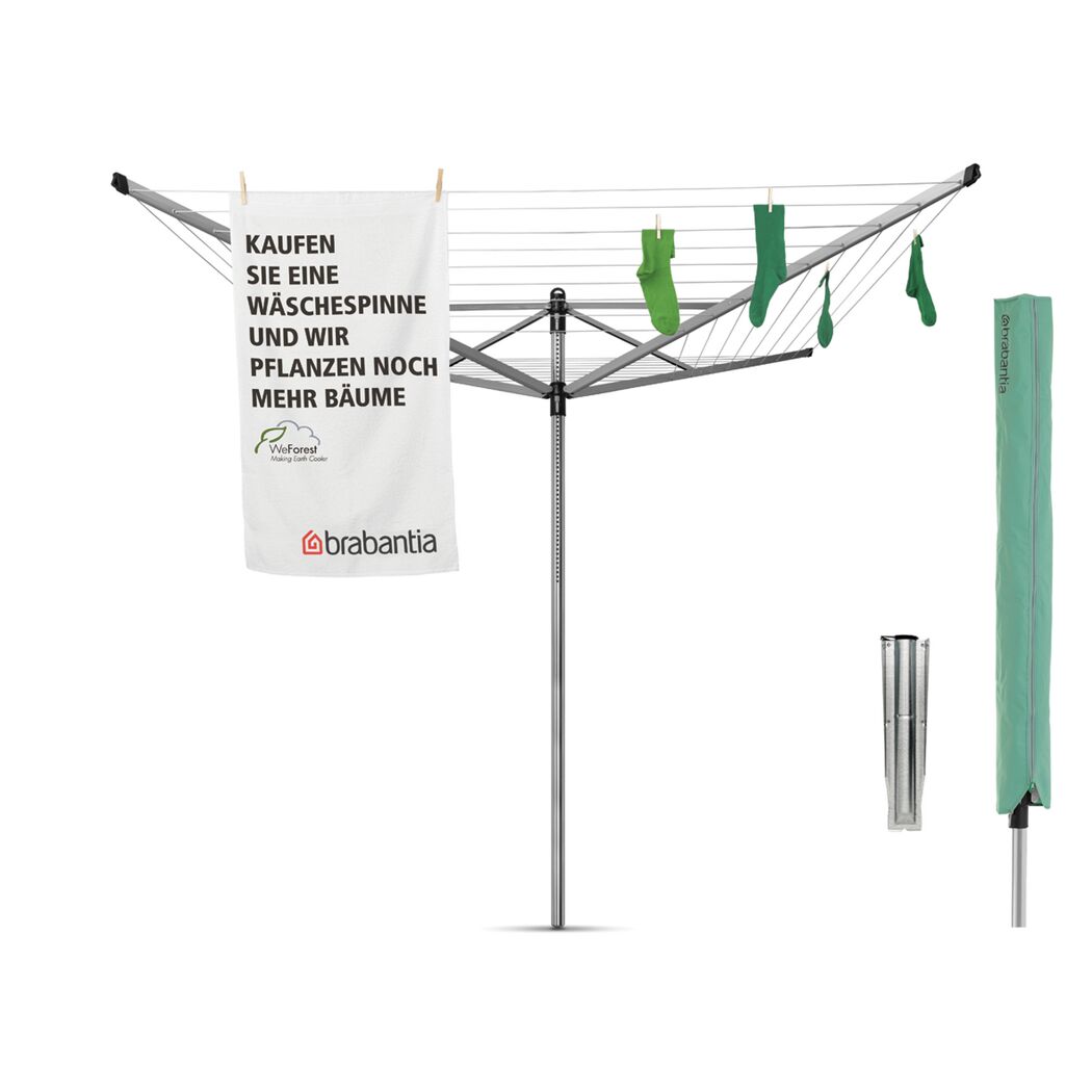 Wäschespinne Lift-O-Matic 50 von Brabantia mit Socken