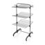 Wäscheständer 'Comfort Tower 420 Black' grau 96 x 96 x 145 cm