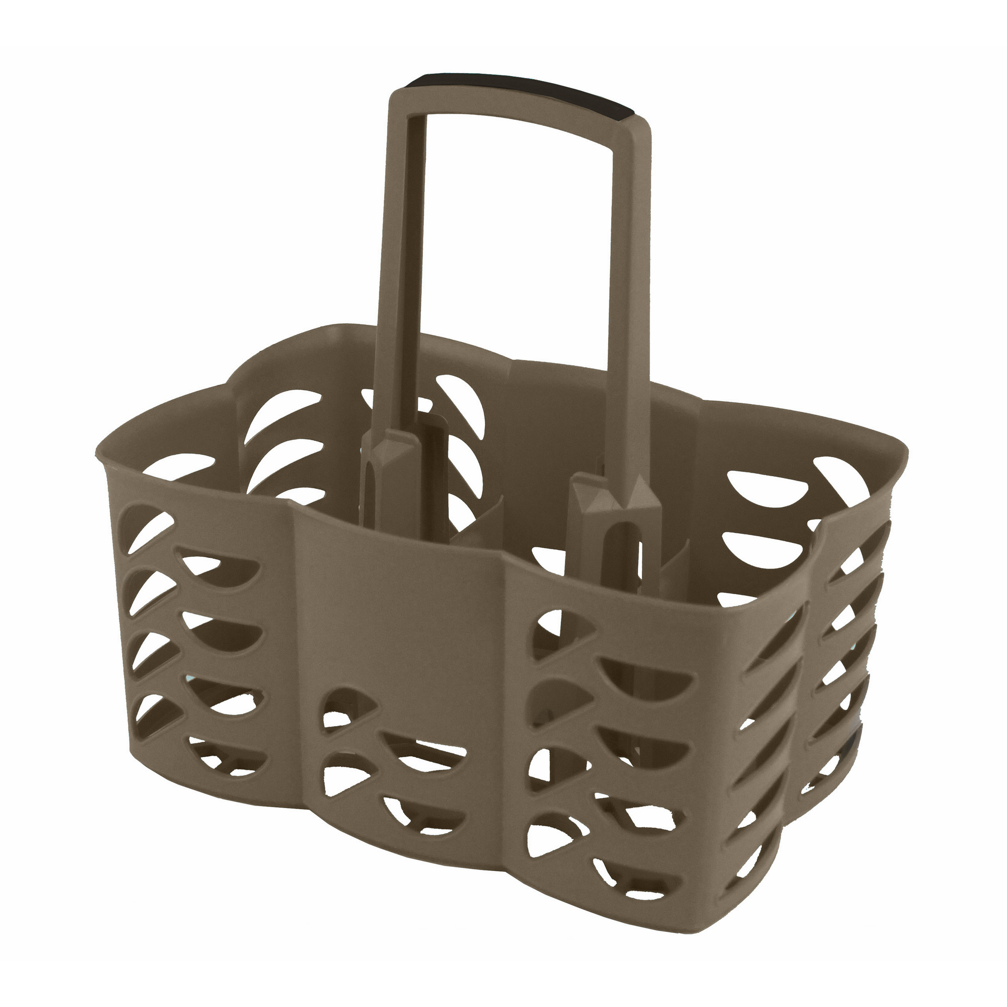 Flaschenträger taupe stapelbar 21 x 30,5 x 55,4 cm