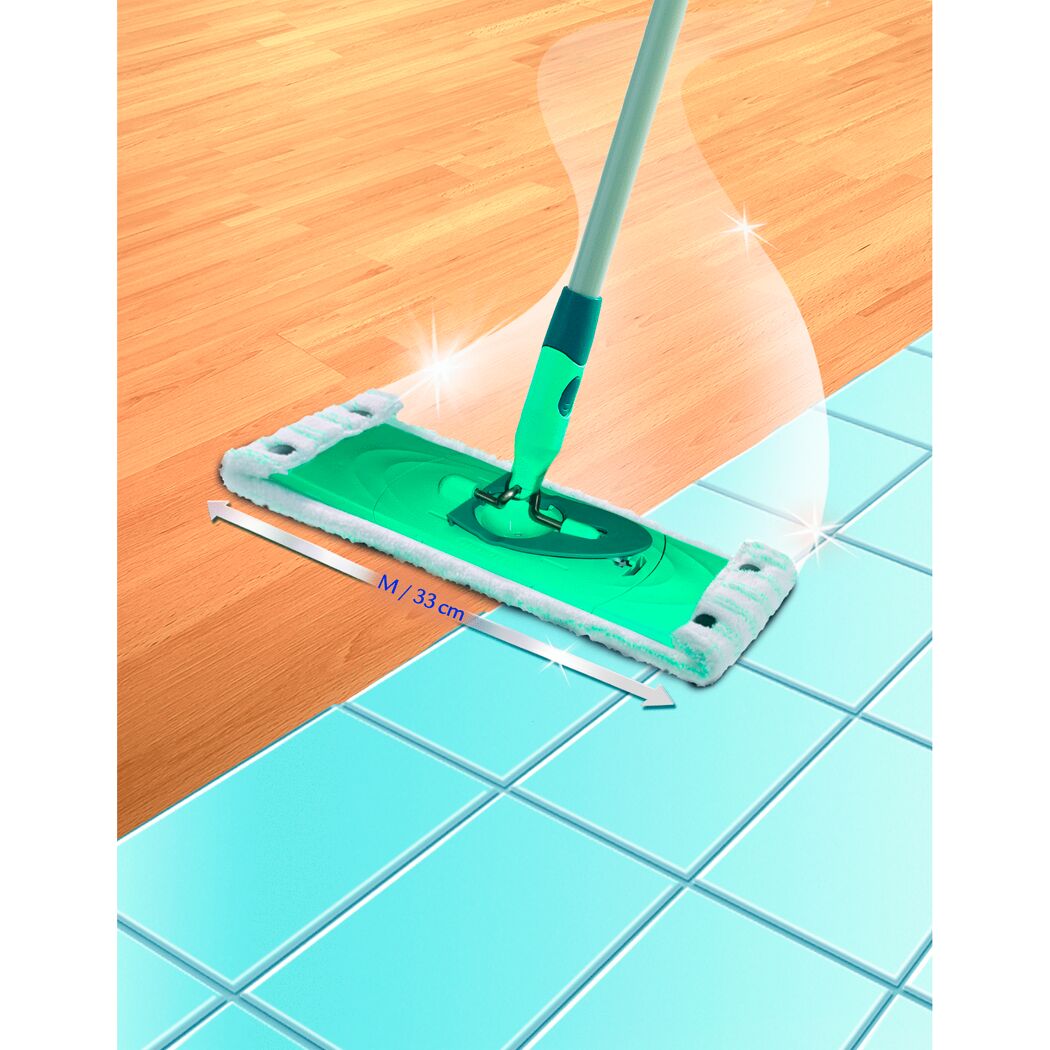 Leifheit Wischbezug Twist Micro Duo beim Wischen
