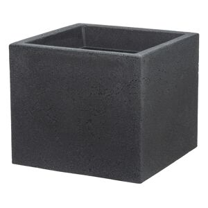 Pflanzwürfel 'C Cube' Stony Black 38 x 33 cm