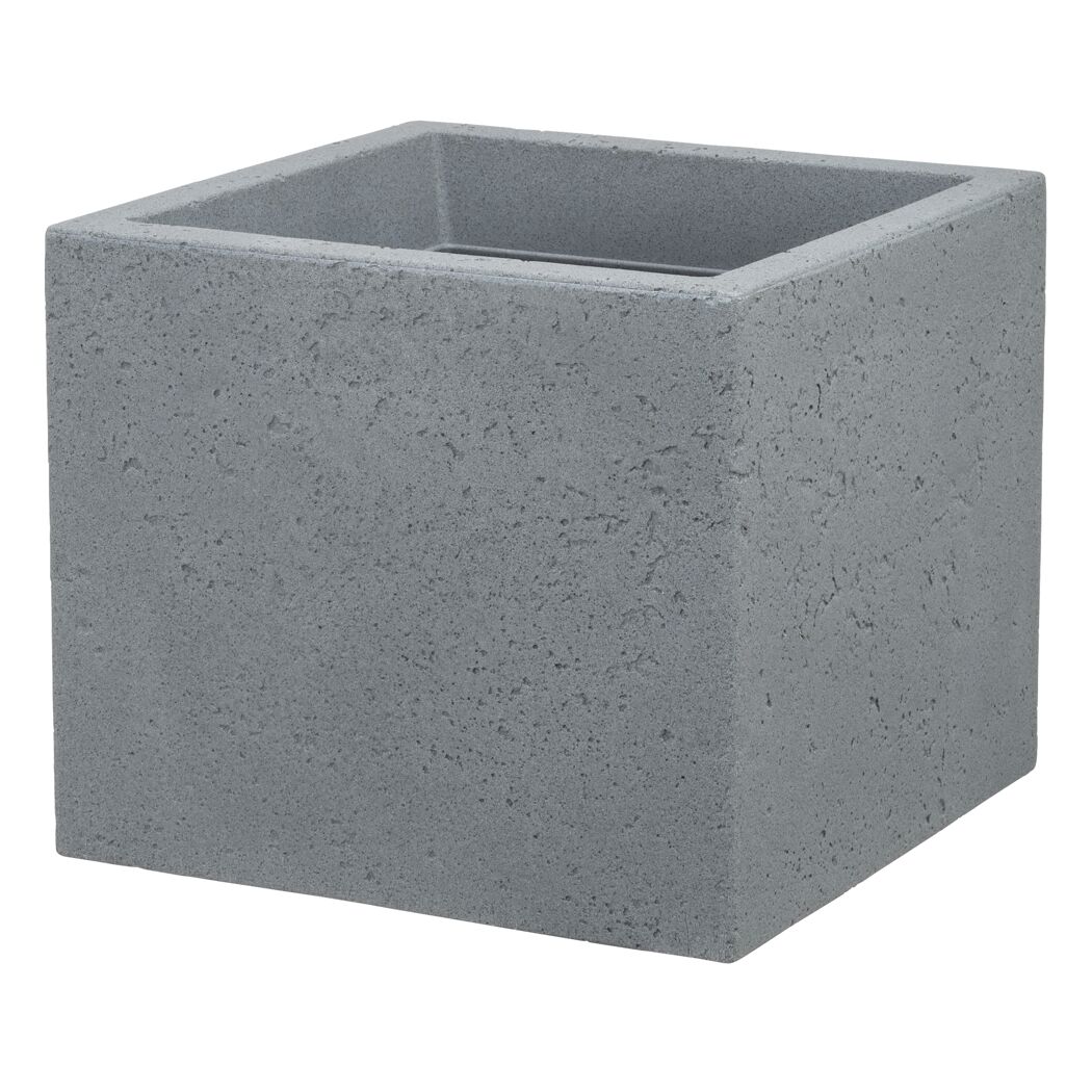 Pflanzwürfel 'C Cube' Stony Grey 38 x 33 cm