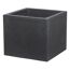 Pflanzwürfel 'C Cube' Stony Black 28,5 x 27 cm