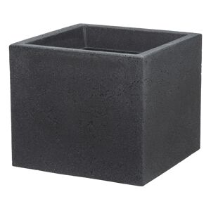 Pflanzwürfel 'C Cube' Stony Black 28,5 x 27 cm