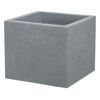 Pflanzwürfel 'C Cube' Stony Grey 28,5 x 27 cm