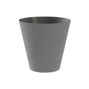 Pflanzgefäß 'Hoop' grau Ø 30 x 28 cm
