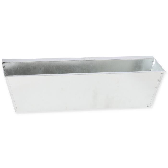 Pflanzkasten für Palettenbau Zink 38 x 13 x 9,5 cm