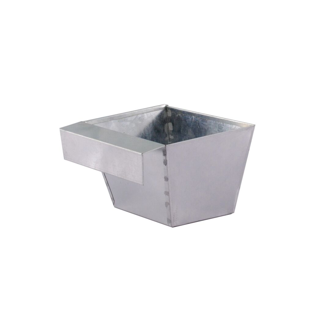 Zinkhalter Palette 15cm, natur