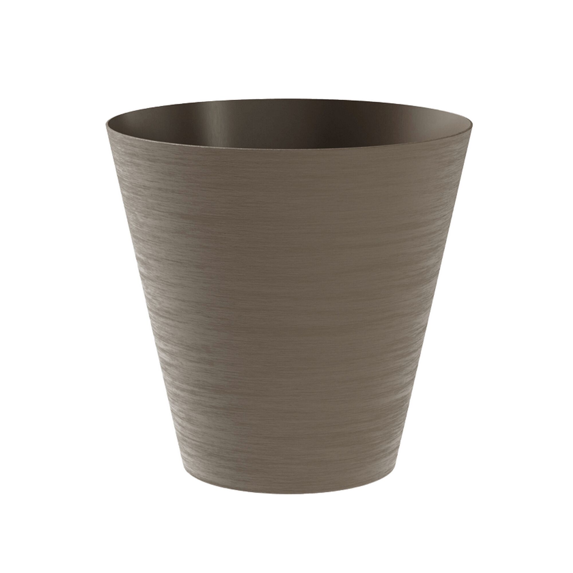 Brauner Übertopf Hoop 16 cm