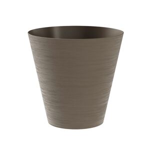 Pflanzgefäß 'Hoop' braun Ø 16 x 15 cm
