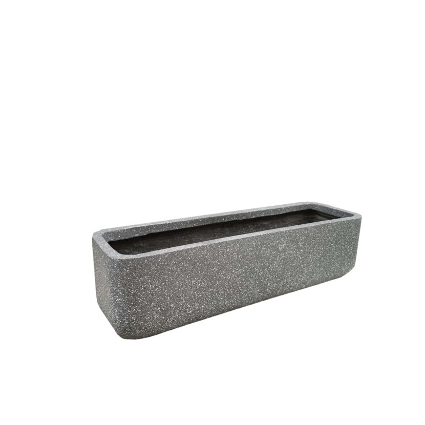 Grauer Pflanzkasten Iraya 60x17x17cm
