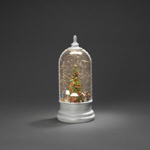 LED-Wasserlaterne 'Deutscher Weihnachtsmarkt' 1 LED warmweiß Ø 12,5 x 27 cm
