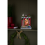Verkleinertes Bild von LED-Wasserlaterne 'Kamin mit Weihnachtsmann und Mädchen' 1 LED warmweiß 18 x 10 cm