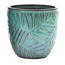 Pflanzgefäß 'Split' grün Ø 21 x 20 cm