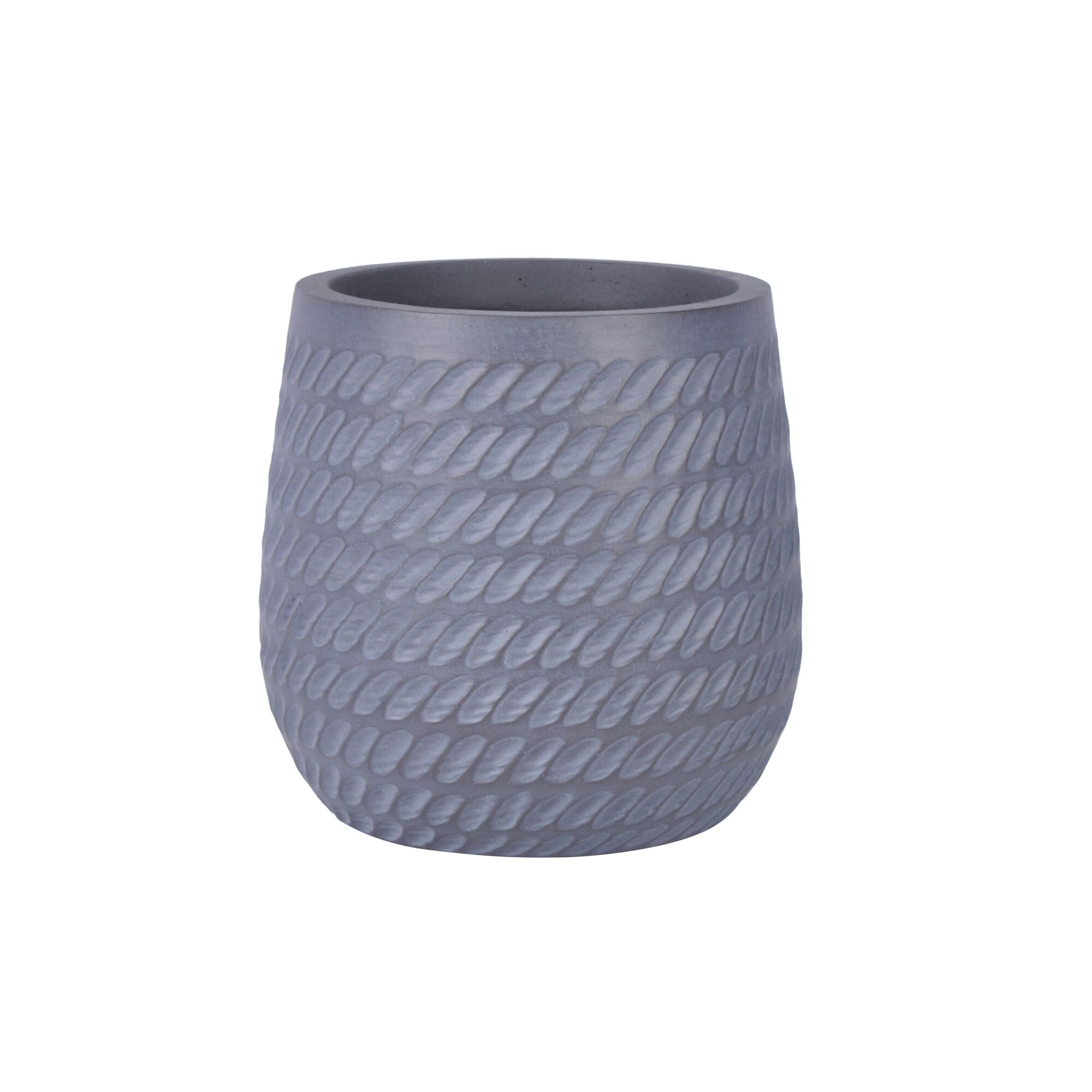 Graues Pflanzgefäß Pacaya D22cm