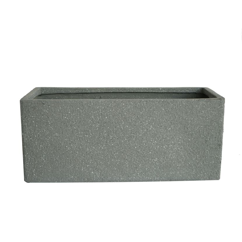 Grauer Pflanzkasten Bosavi 56 x 27 cm