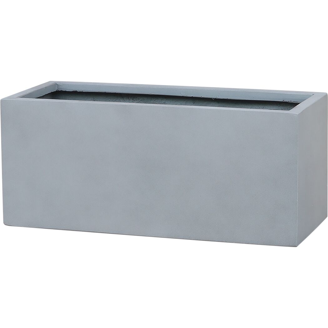 Grauer Pflanzkasten Palomo 50x21cm