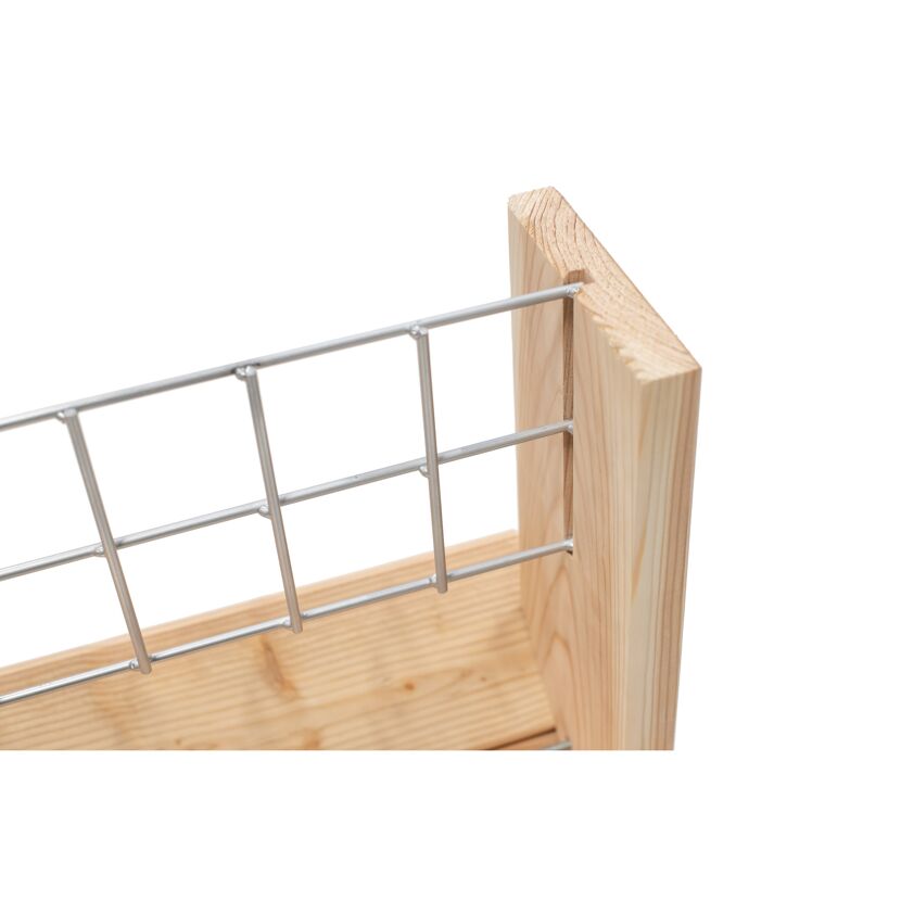 Kräuterregal 'Viktoria L' Holz natur mit Rankgitter 50 x 80 x 95 cm