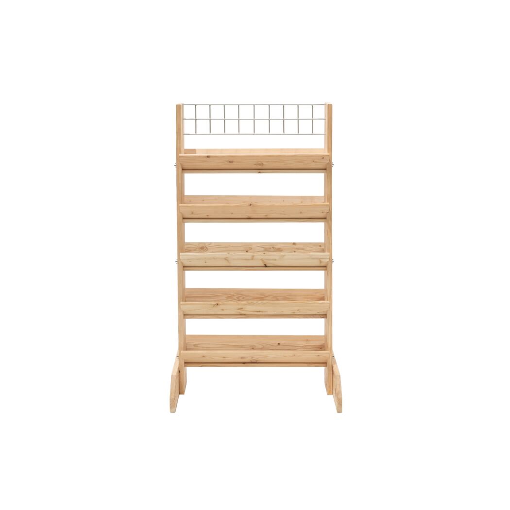 Kräuterregal 'Viktoria XL' Holz natur mit Rankgitter 50 x 80 x 140 cm