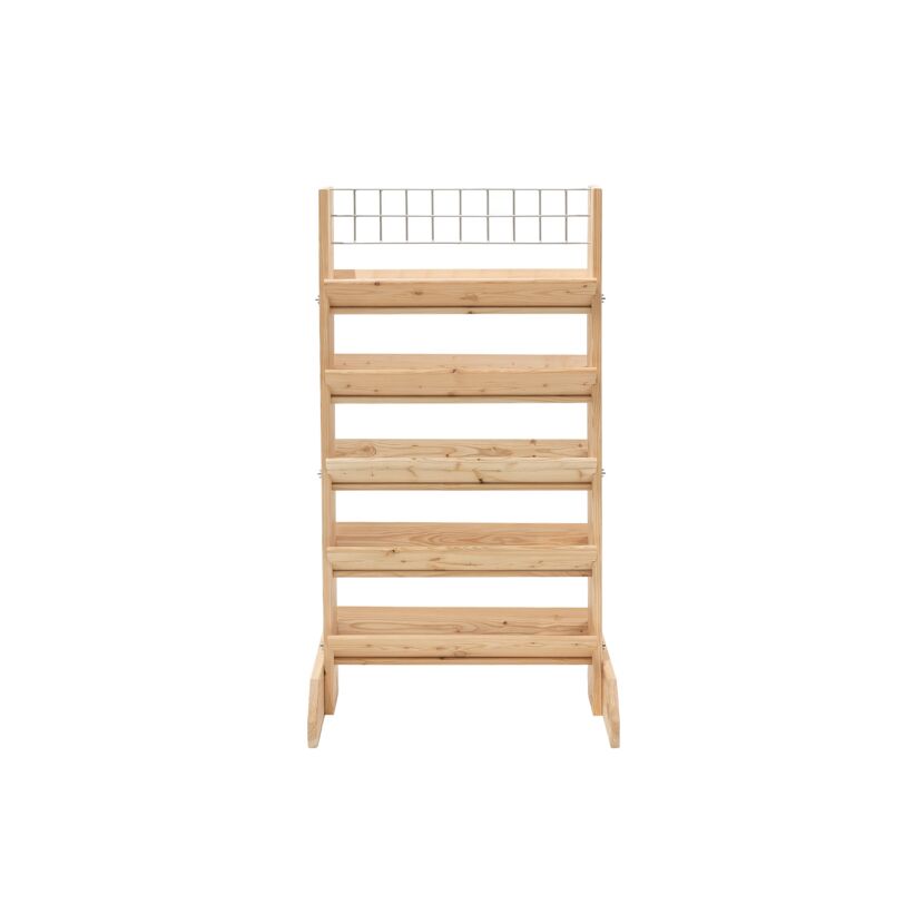 Kräuterregal 'Viktoria XL' Holz natur mit Rankgitter 50 x 80 x 140 cm