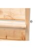 Kräuterregal 'Viktoria XL' Holz natur mit Rankgitter 50 x 80 x 140 cm