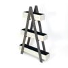 Pflanzenregal 'Ella' Holz grau 101 x 25 x 147 cm