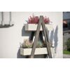 Pflanzenregal 'Ella' Holz grau 101 x 25 x 147 cm