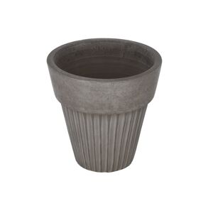 Pflanzgefäß 'Kos' grau Ø 43 cm