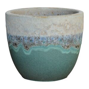 Pflanzgefäß 'Adria' grün Ø 42 x 35 cm