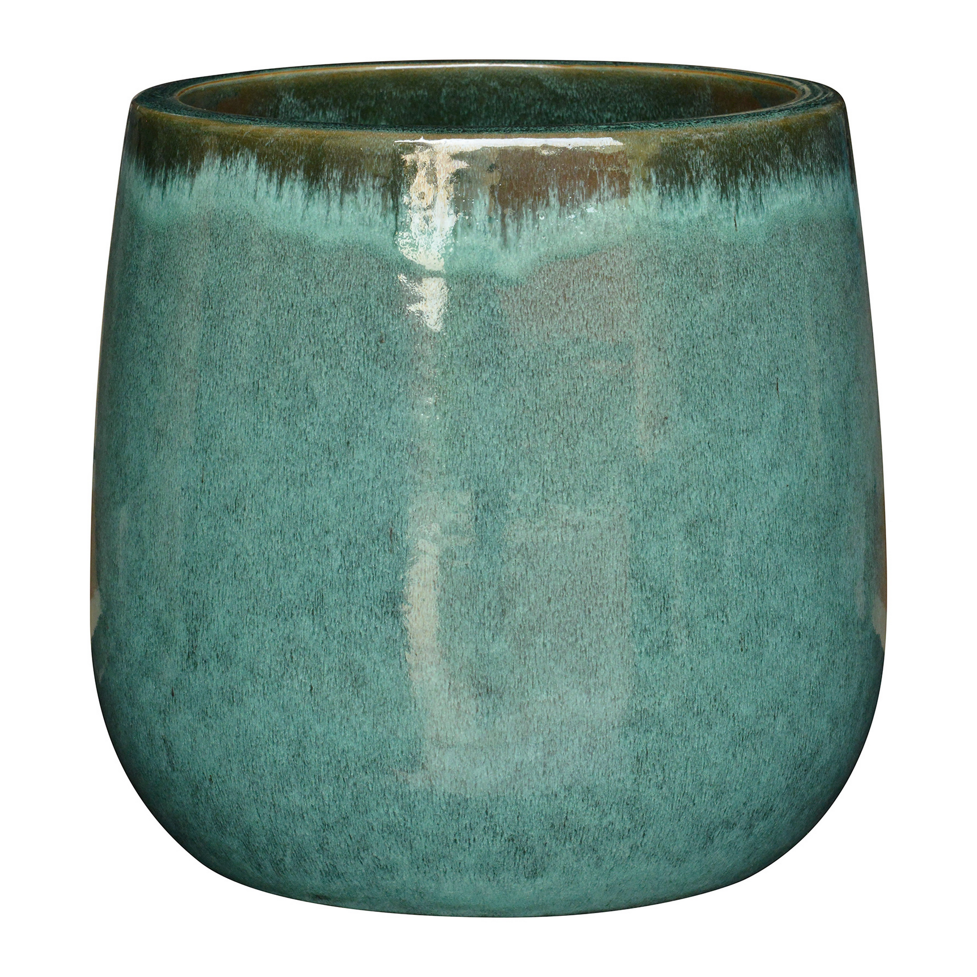 Pflanzgefäß 'Adria' grün Ø 17 x 17 cm