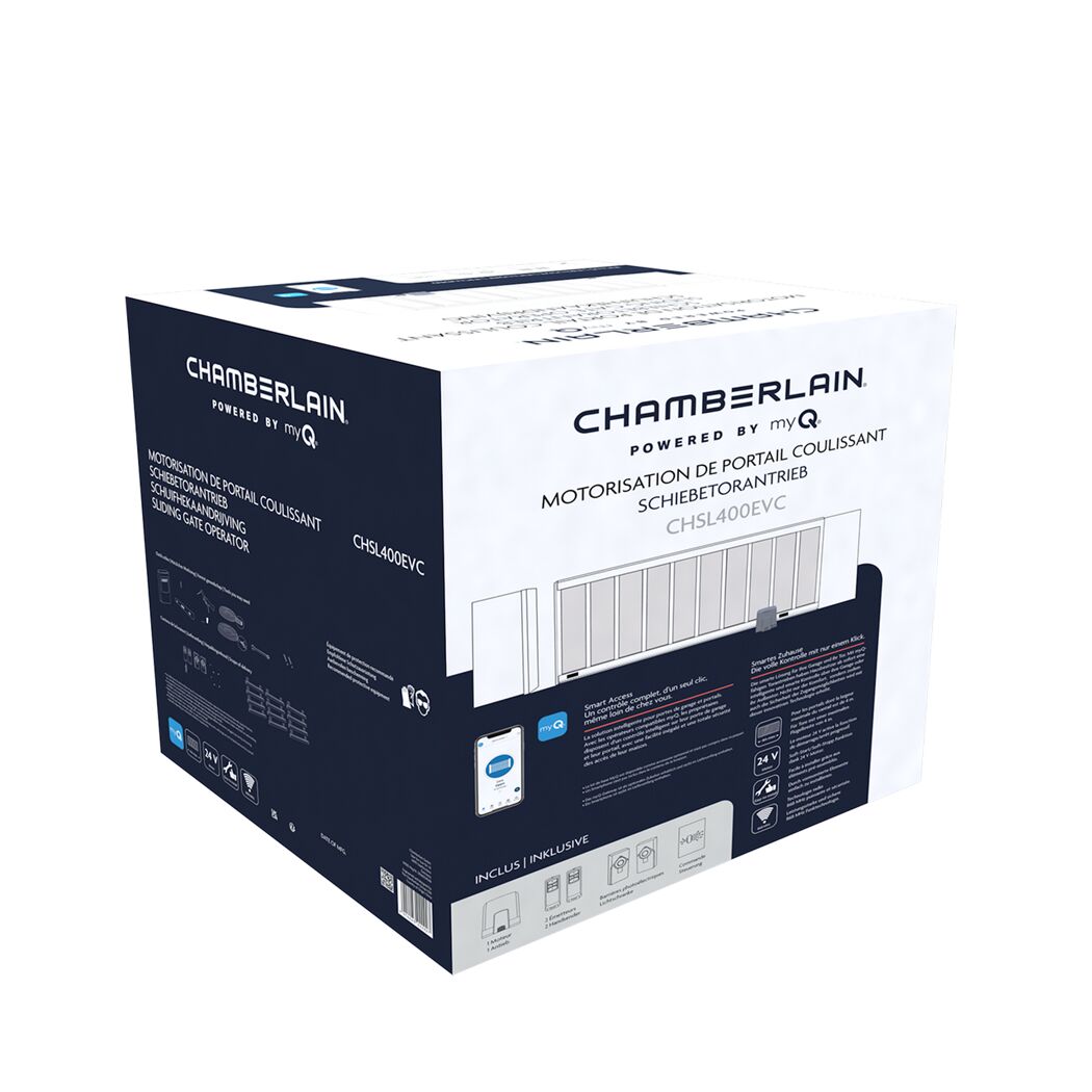 Chamberlain Schiebetorantrieb CHSL400EVC Verpackung