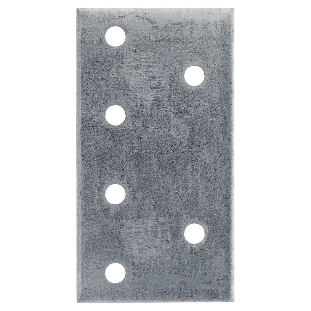 Flachverbinder aus Metall mit sechs Löchern