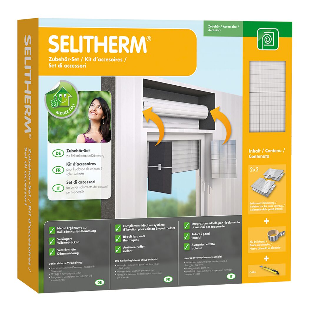 SELITHERM Dämmset für Rollladenkasten