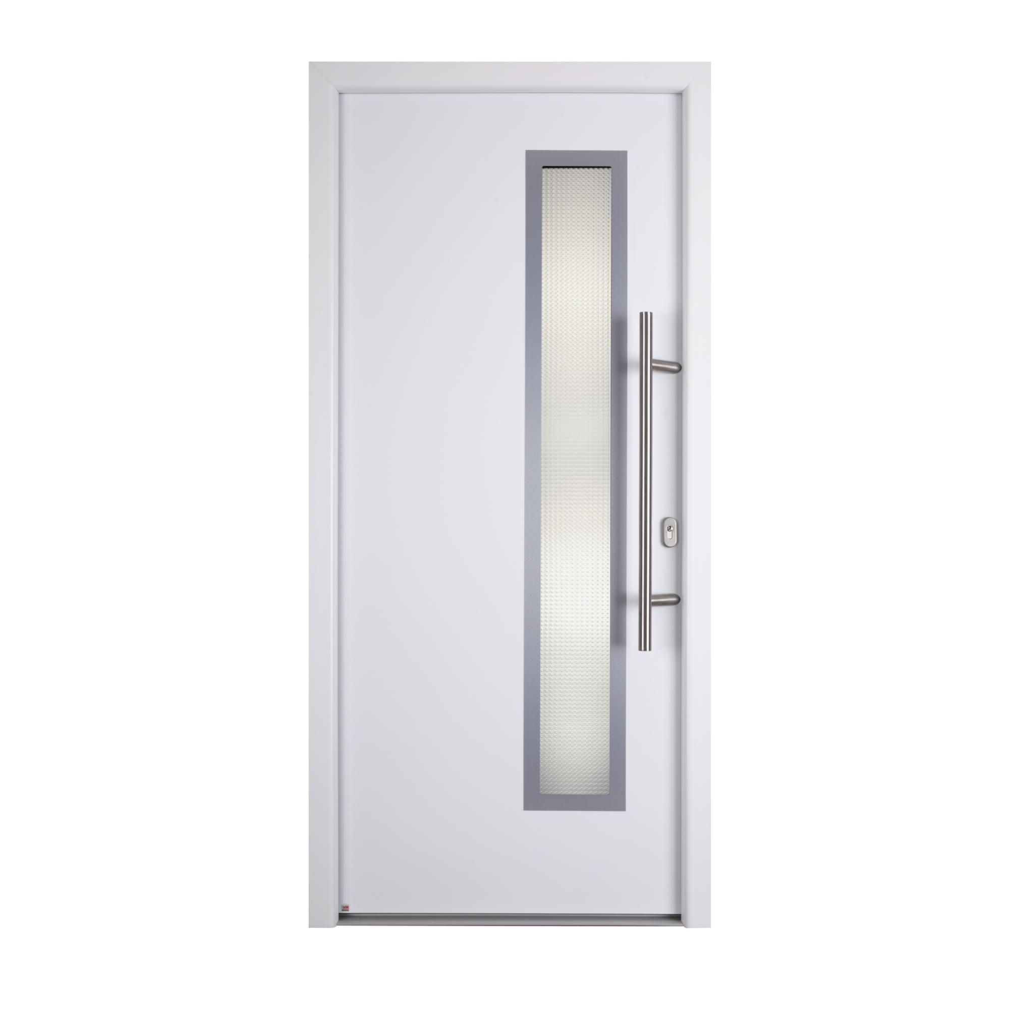 Aluminium-Haustür "A03" 98x208 weiß