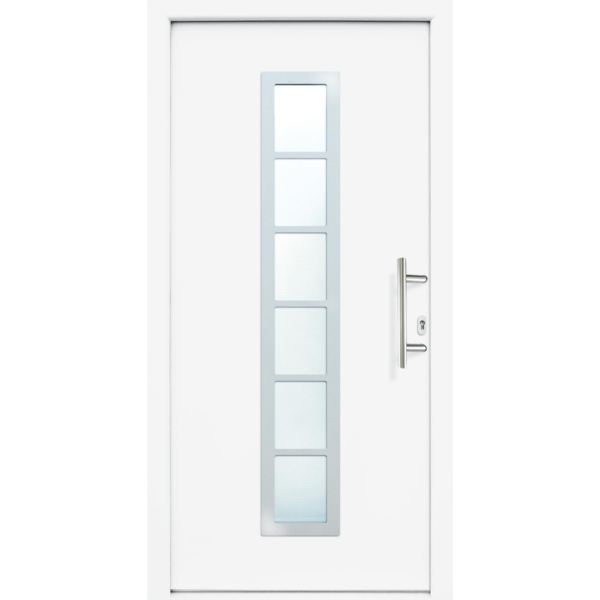 Aluminium-Haustür "A04" 98x208 weiß