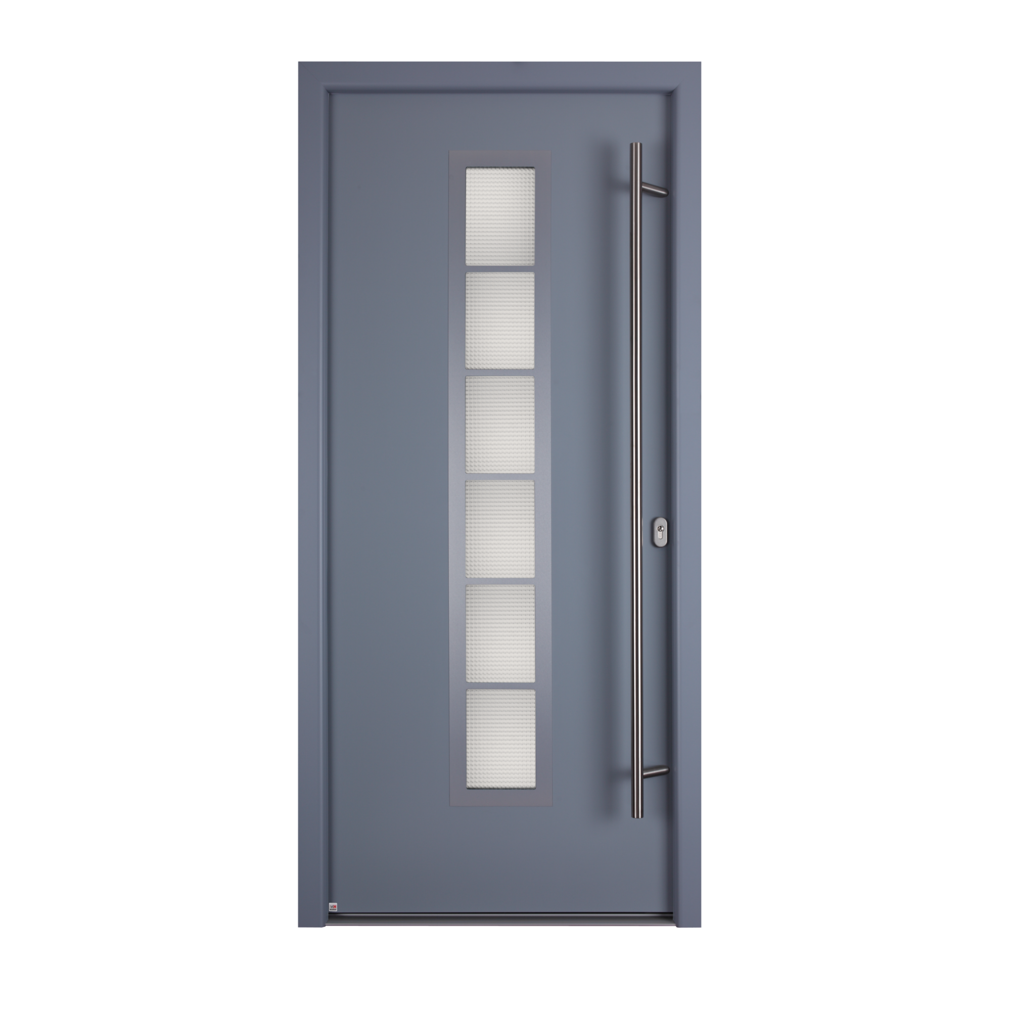 Aluminium-Haustür "A04" 98x208 grau