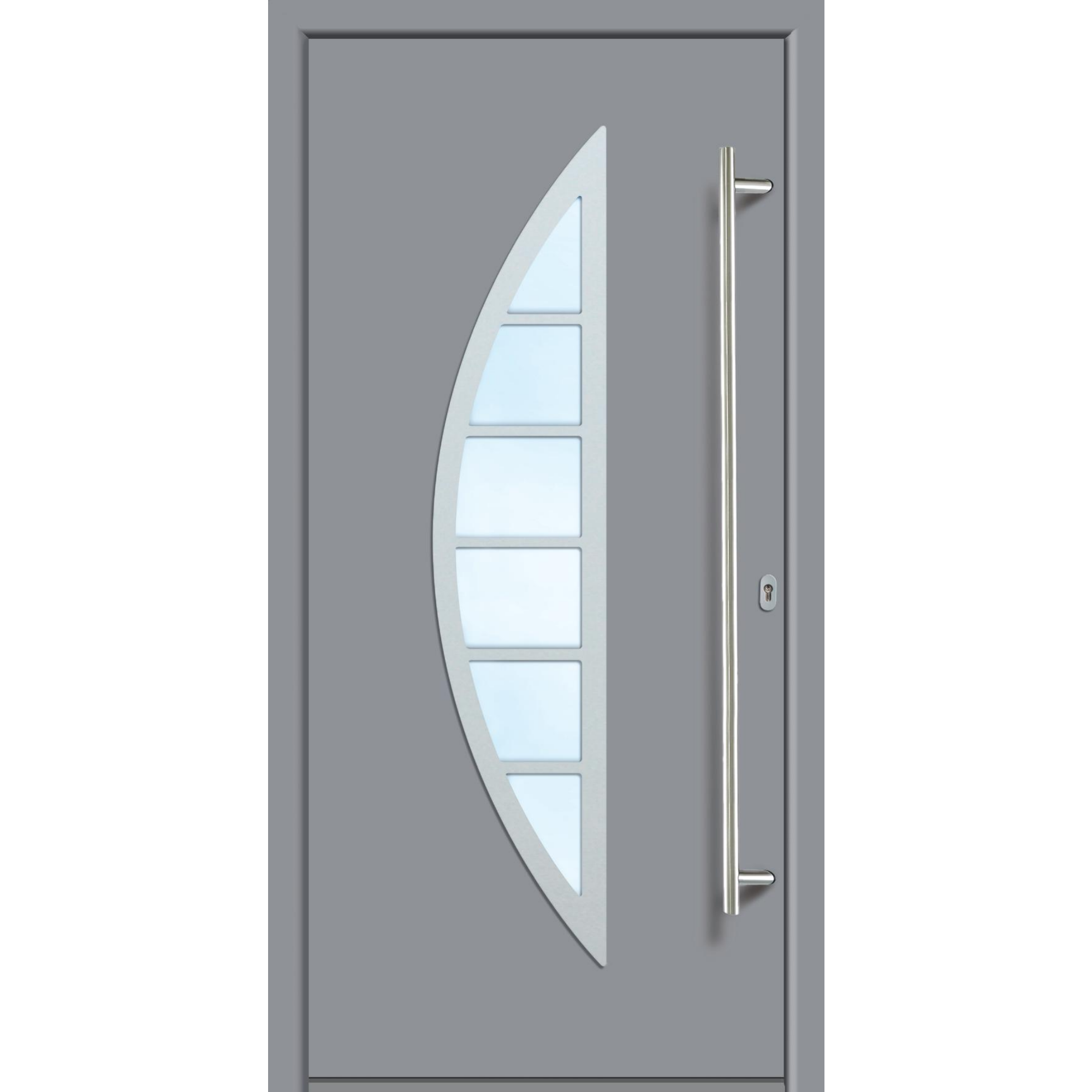 Aluminium-Haustür "A06" 98x208 grau