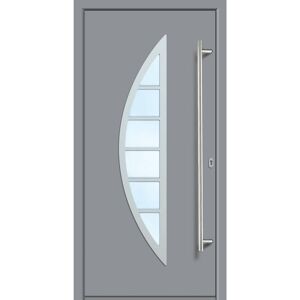 Aluminium-Haustür "A06" 98 x 208 titan