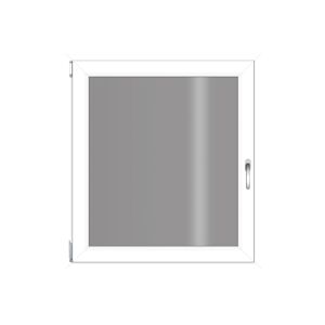 Kunststofffenster 820 x 1100 mm weiß rechts