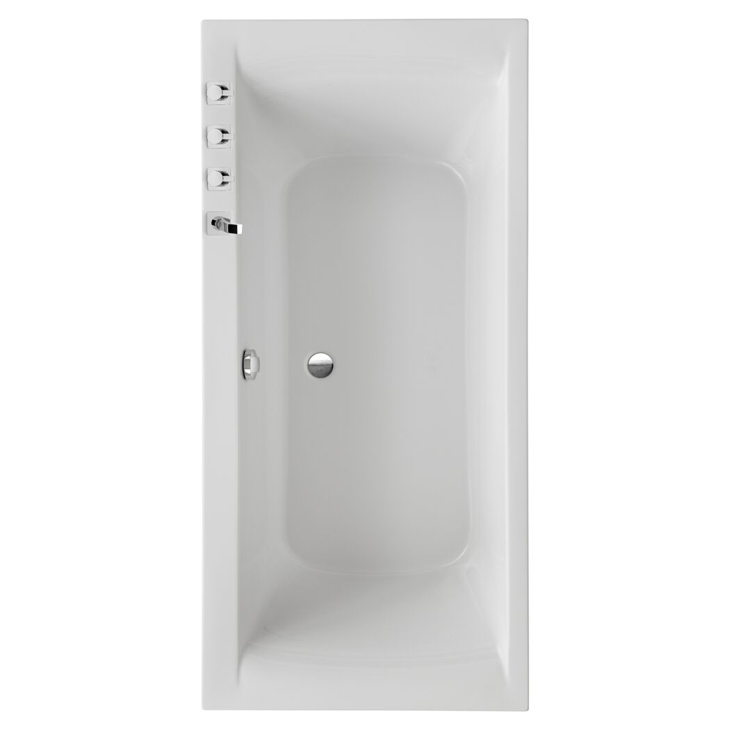Badewanne "Rosa" weiß 170 x 80 cm