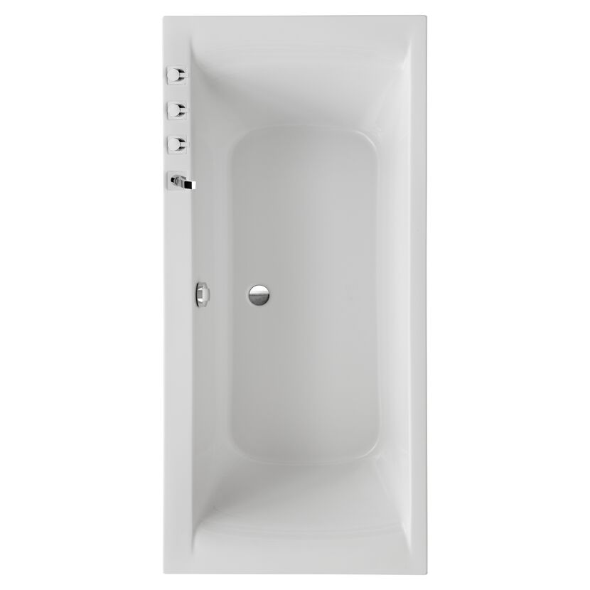 Badewanne "Rosa" weiß 170 x 80 cm