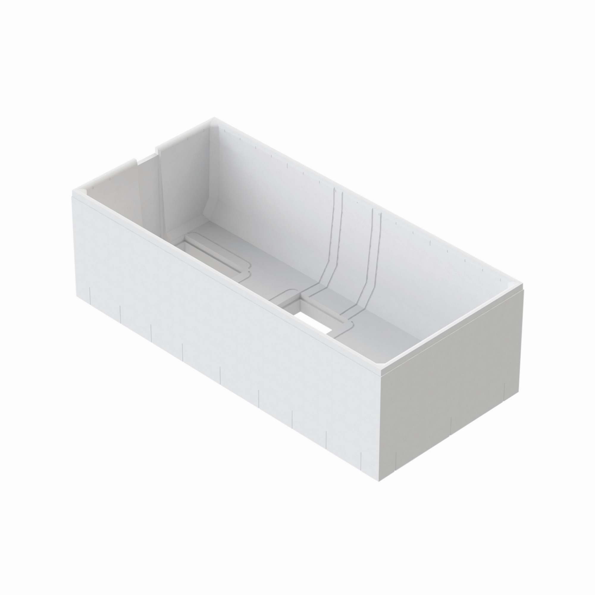 Wannenträger zu Badewanne 'Rosa' 170 x 80 cm weiß + product picture